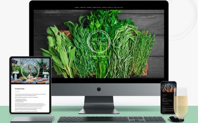 Website Design for Mezzo Catering