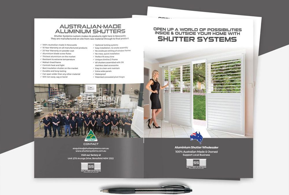 Brochure Design for Shutter Systems