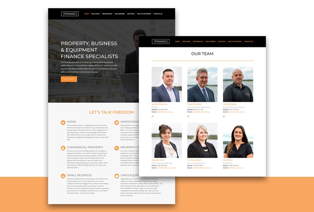 Website Design for 3Finance