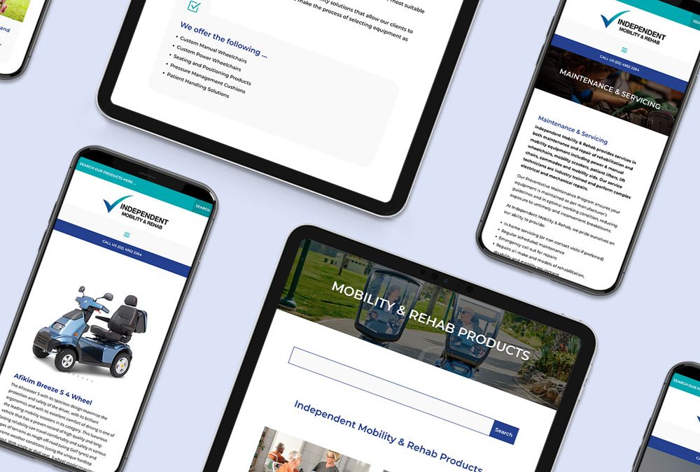 Website Design for Independent Mobility & Rehab