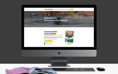 Website Design for Newcastle Living Magazine