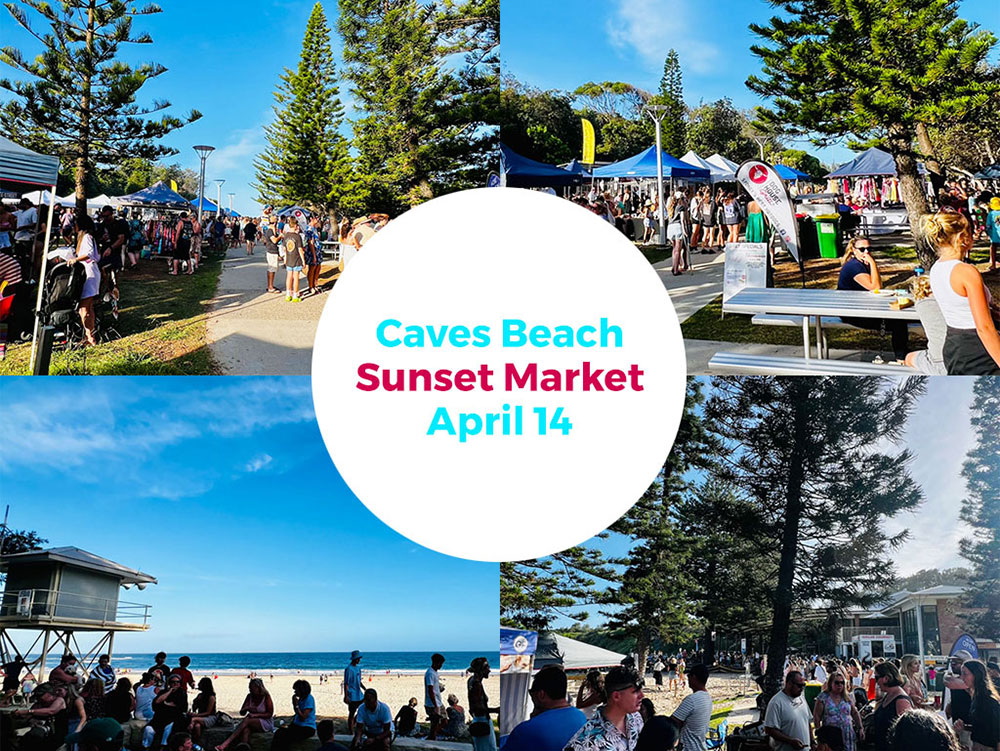 Caves Beach Sunset Market