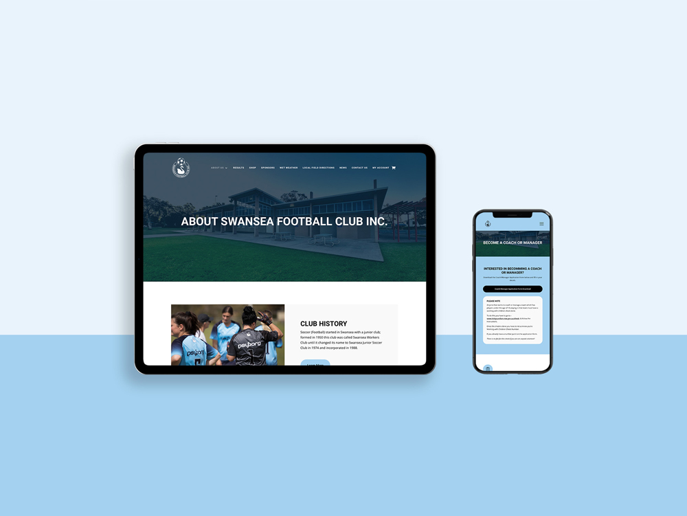 Website Design for Swansea FC