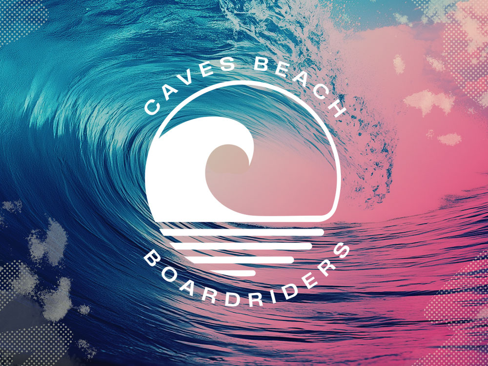 Logo Design for Caves Beach Boardriders