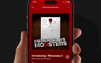 Podshape Cover Art: Menendez vs. Monsters