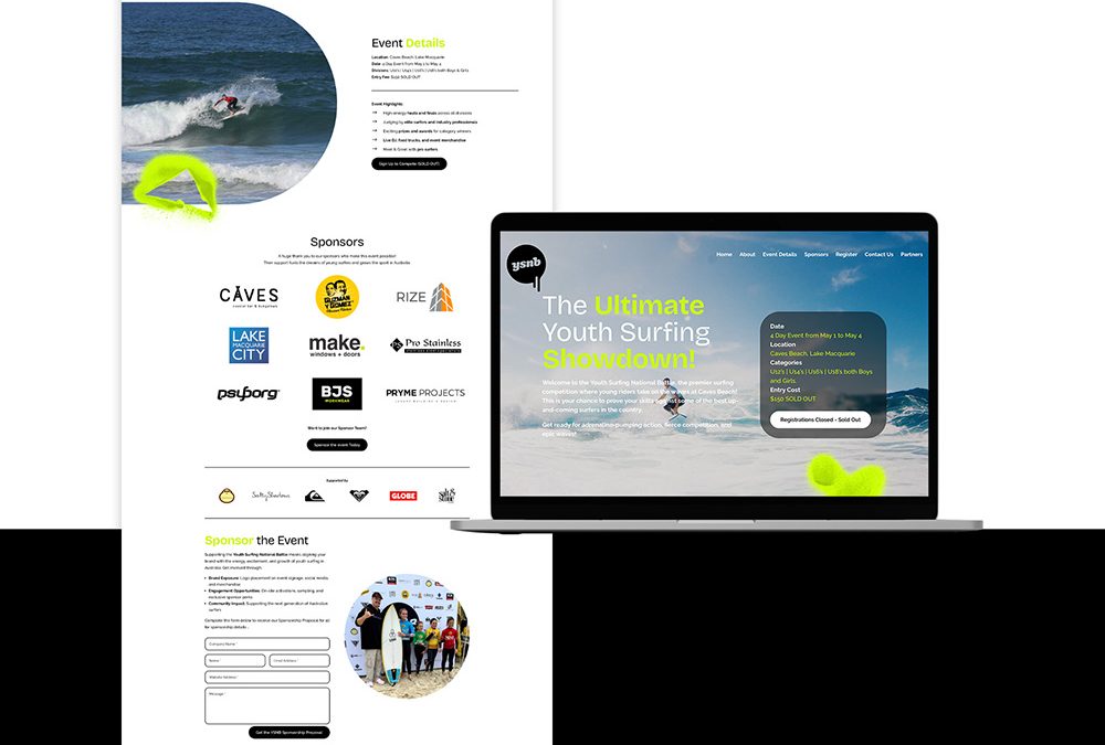 Rebrand Design for Youth Surfing National Battle