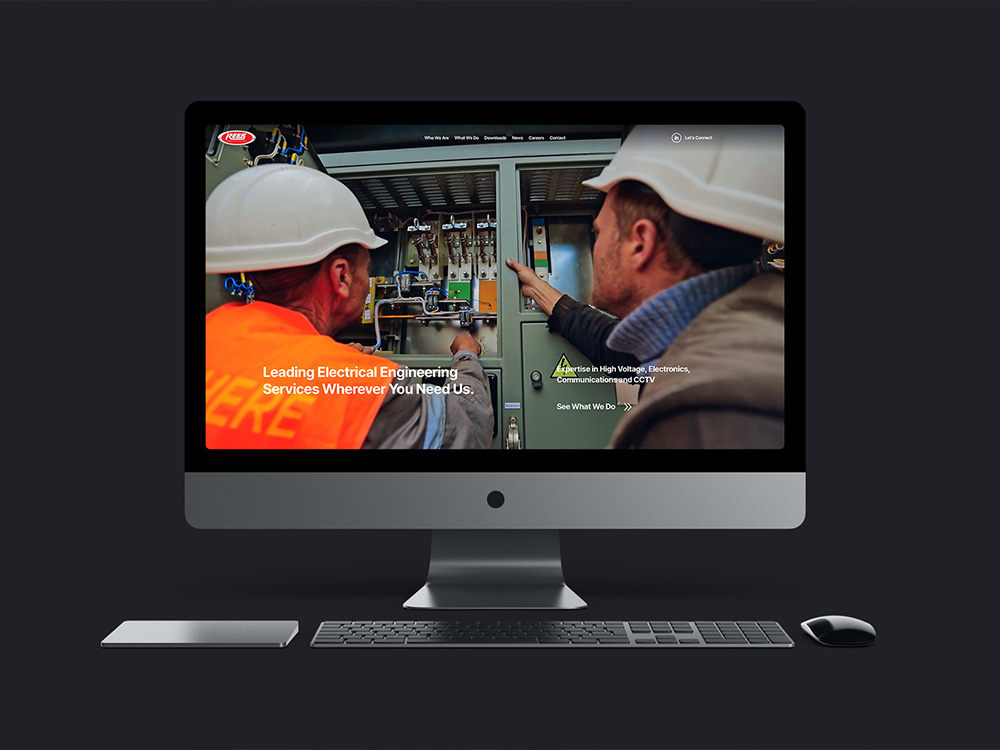 Website Design for Rutherford Electrical Engineering Services